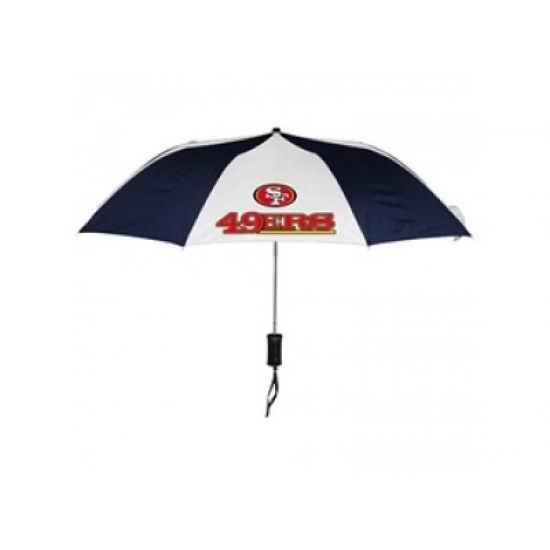 NFL San Francisco 49ers Folding Umbrella Blue&white
